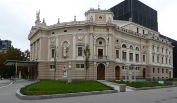 Slovenian National Opera & Ballet Theatre in Ljubljana, Slovenia.  Photo by Nili Olay