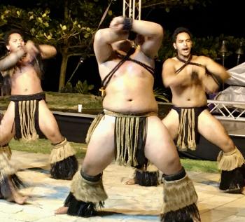 Polynesian show in a Tahiti hotel. Photo by Steve Plotkin