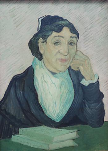 Portrait of Madame Ginoux, one of van Gogh’s “L’Arlésienne” series. Photos by Lorenz Rychner
