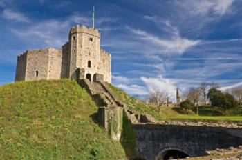 The Norman keep at Cardiff Castle in Cardiff, Wales. Photo: ©Crown 2018 (Visit Wales)