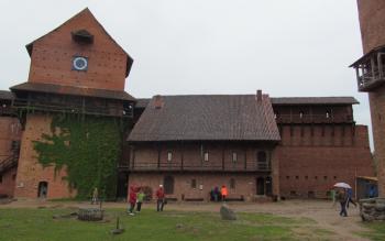 Courtyard of the western block of buildings at Turaida Castle — Latvia. Photos by Julie Skurdenis