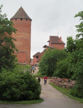 The approach to Turaida Castle — Latvia.