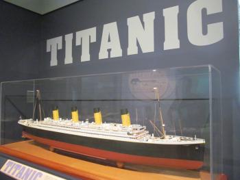 Model of the <i>Titanic</i> in the Maritime Museum of the Atlantic — Halifax, Nova Scotia, Canada.