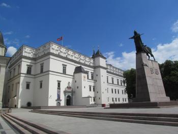 Palace of the Grand Dukes of Lithuania in Vilnius.