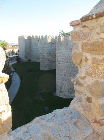 The walls of Ávila from another angle.