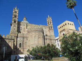 East end of Palermo’s Duomo (Cathedral).