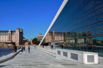 Oslo’s redeveloped waterfront includes a 5-mile-long promenade and stunning architecture. Photo by Cameron Hewitt