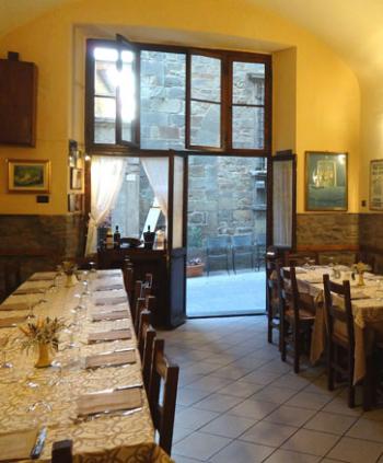 Trattoria Dardano, the best place to eat in Cortona, Italy. Photo by Irina Stroup