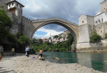 View of Mostar’s Stari Most.