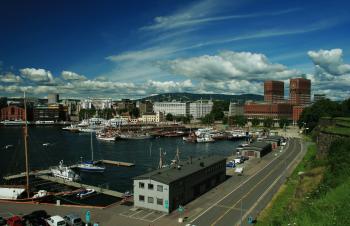 Oslo Harbour with City Hall in the background. Photo by Dreamstime/TNS