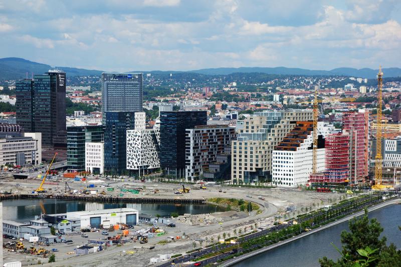 The “Barcode Project,” a sleek and distinctive collection of high-rises built on former industrial land, has reshaped Oslo’s skyline.