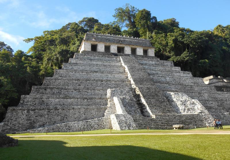 The Templo de las Inscripciones in Palenque.