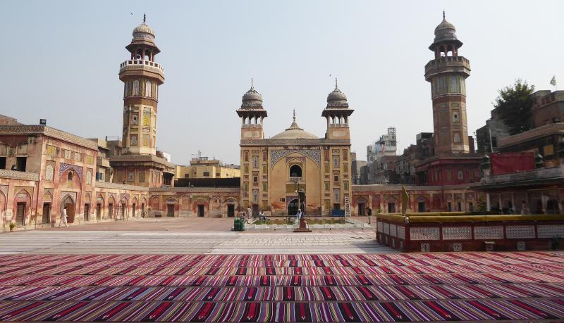 The stunning Wazir Khan Mosque in Lahore.
