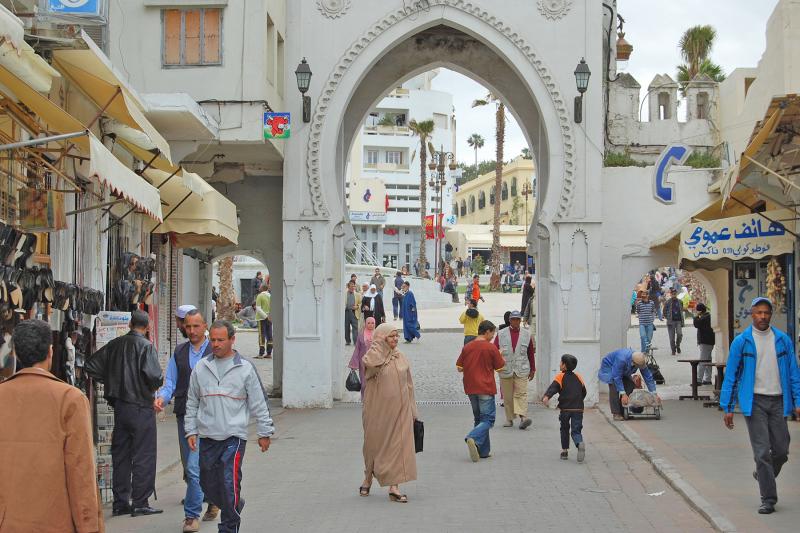 A gate in Tangier’s old town. Photo by Rick Steves