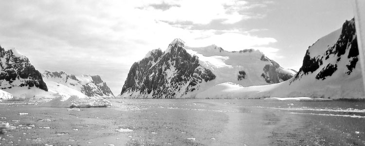 A view of the Gerlache Straits.