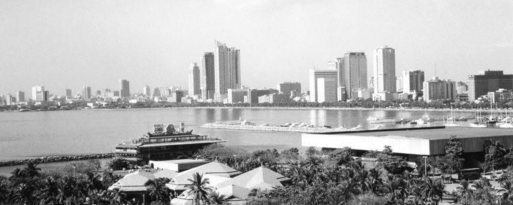 A view of Metro Manila, as seen from the Westin Hotel.