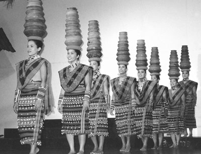 Dancers perform at Villa Escudero Plantations & Resort.