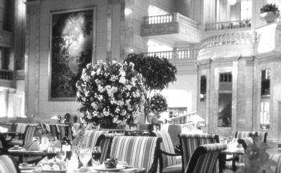 The lobby of The Peninsula Manila. — Photo courtesy of The Peninsula Manila