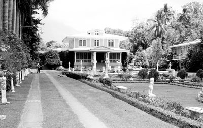 The main house at Villa Escudero Plantations & Resort.