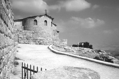 The Moses Memorial Church atop Mount Nebo.