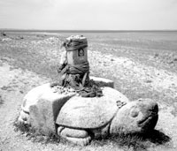 Stone turtle from Chinggis Khan’s time.