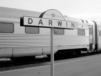 Darwin is the northern terminus of the “Ghan,” which travels coast to coast to Adelaide following the line’s February 2004 extension. Photos: Brunhouse