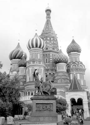 St. Basil’s Cathedral in Moscow.