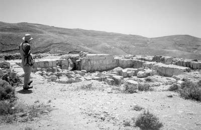 What may have been the baths of Herod Antipas’ palace.