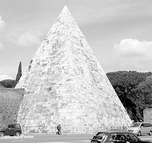 Is this pyramid in Egypt or Rome?