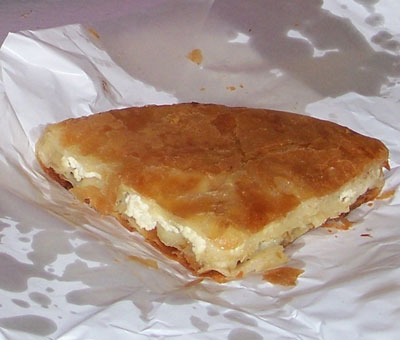 This burek, from a takeout bakery in Zagreb, cost less than $3. Photo: Palic