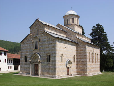 Church of the Visoki Dečani Monastery in Kosovo. Photo: Julian Nitzsche