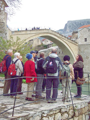 Mostar’s reconstructed Old Bridge captivates visitors. Photos: Keck