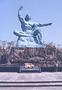 The Peace Statue in Nagasaki, Japan’s, Peace Park
