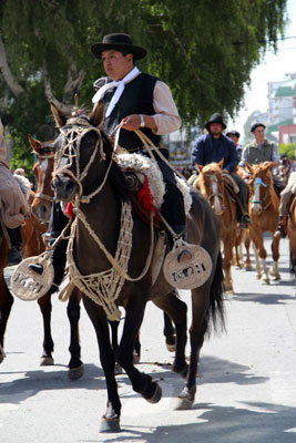 Gaucho parade in Bariloche.