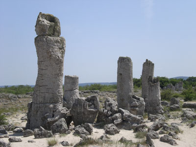 The natural pillar formations of the Stone Forest.