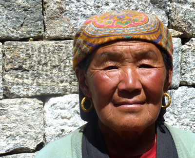 A Sherpa woman I met during my stay in Nepal.