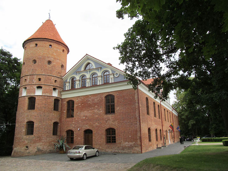 Raudonvaris Castle, west of Kaunas, Lithuania. Photos by Julie Skurdenis