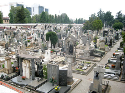 Overview of Cimitero Monumentale di Milano. Photo by Frances Symons