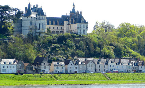 Château de Chaumont-sur-Loire overlooks the village of Chaumont-sur-Loire in central France. Photo by Yvonne Michie Horn