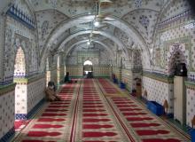 Interior view of the Star Mosque in Dhaka. Photos by Peter Calingaert