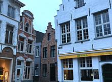 Street in Bruges, Belgium.
