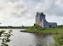 Dunguaire Castle in Kinvara, on Galway Bay.