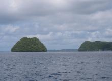 Many of Palau's small islands, with forests reaching to the water, resemble green biscuits. Photos by Gene McPherson