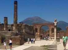 Remains of Pompeii’s original city wall.