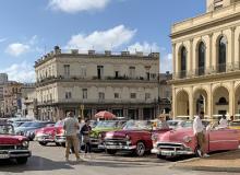 Havana is an open-air museum for classic cars. A one-hour ride in one around the city cost about $100. Photos by Josip Palić
