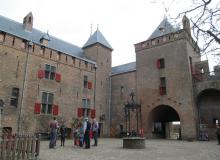 Inner courtyard at Muiden Castle — the Netherlands. Photos: Skurdenis