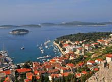Island of Hvar, in Adriatic Sea off Dalmatian coast of Croatia