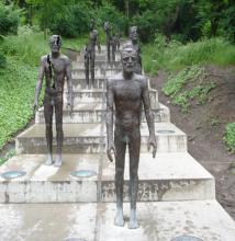 A progression of sorrow is depicted in the Memorial to the Victims of Communism 
