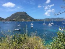 Overlooking our anchorage during a visit to Îles des Saintes.