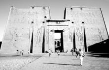 The Temple of Edfu is a stop on a Grand Circle tour of Egypt. 